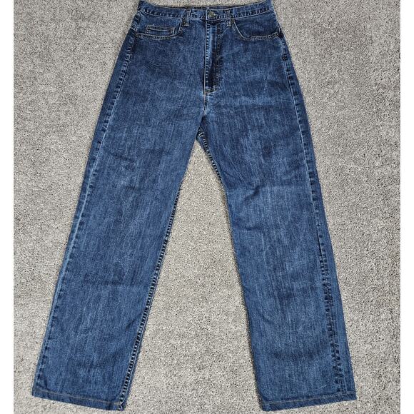 Dearborn Jeans Mens 30X29.5 (Tag 33) Blue Straight Leg Made In USA Denim Relaxed - Picture 1 of 10